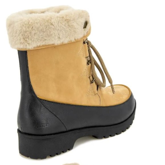 NWB Faux Fur Trim  Waterproof Boots - Picture 4 of 5